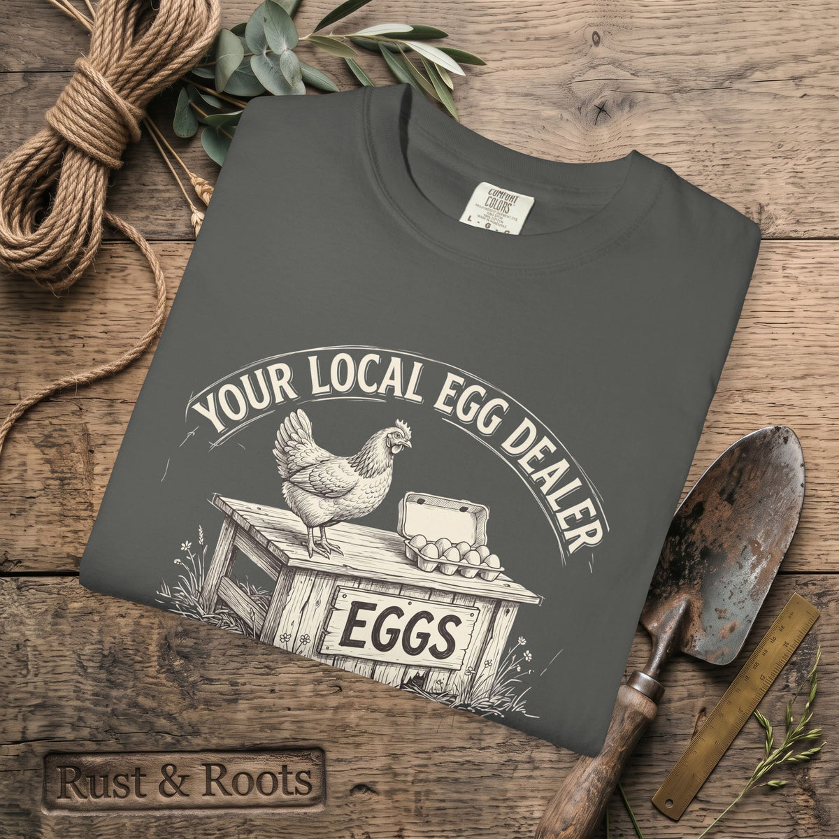 Egg Dealer T-Shirt — Your Local Farm Fresh Eggs Vintage Tee