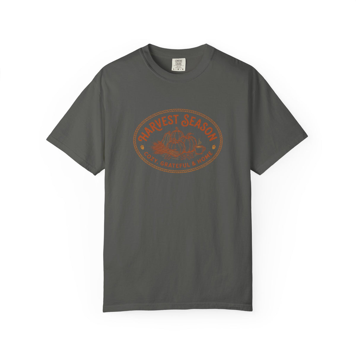 Harvest Season T-Shirt — Cozy Grateful & Home Pumpkin Tee