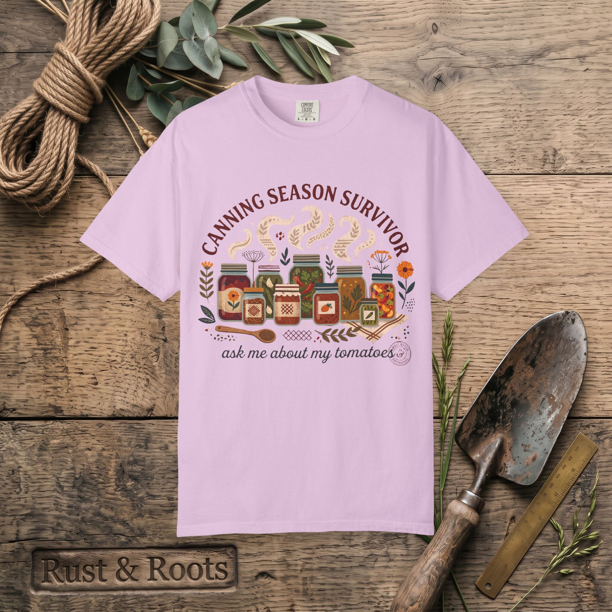 Canning Season Survivor T-Shirt – Ask Me About My Tomatoes