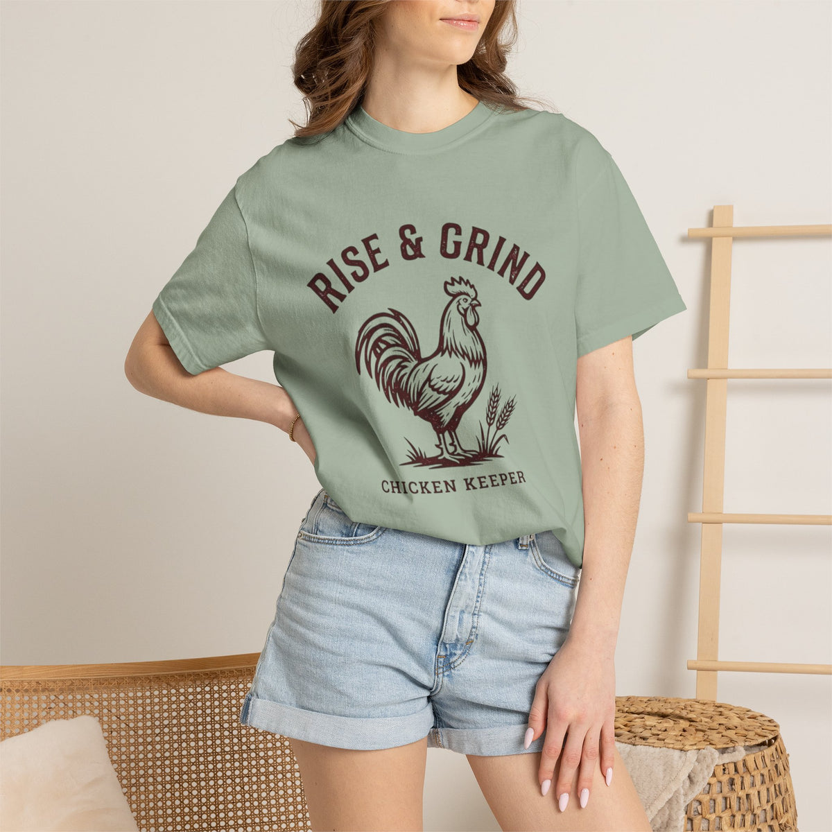 Rise & Grind Chicken Keeper T-Shirt