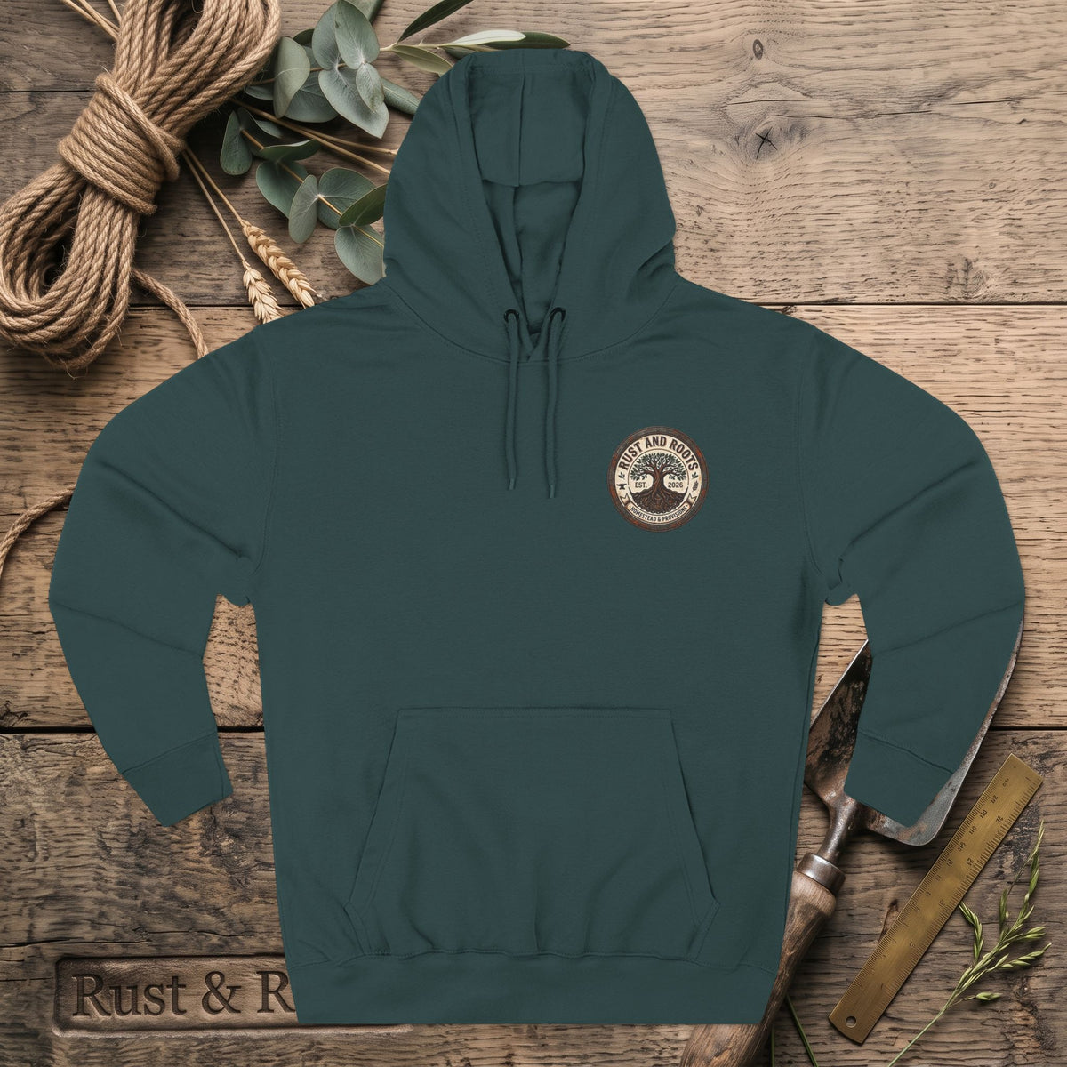 Homestead or Bust Hoodie - Survival & Endurance Fleece Pullover