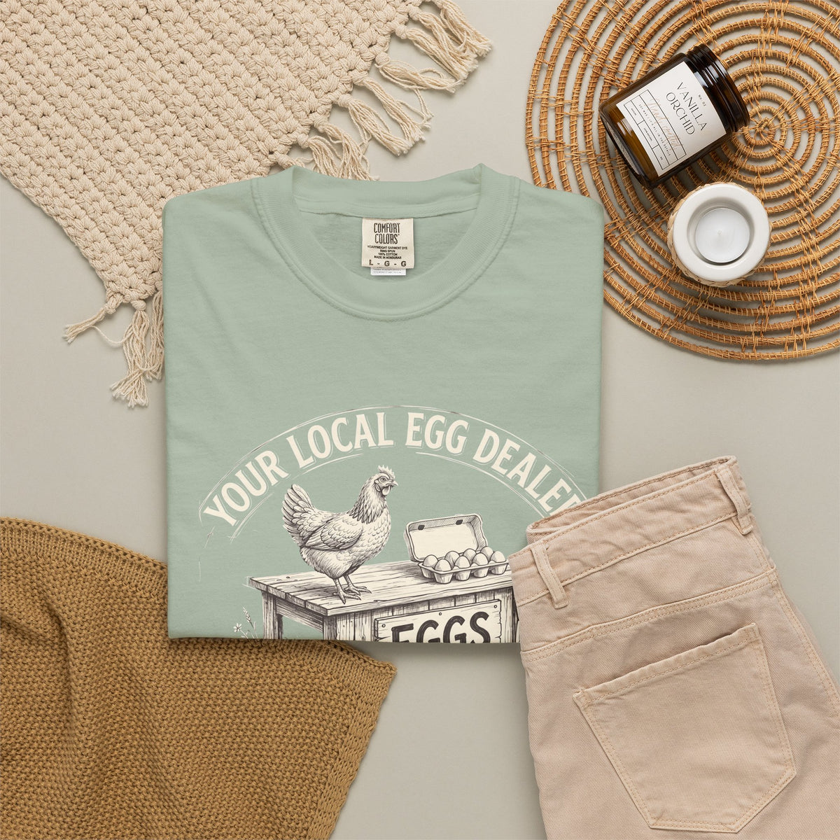 Egg Dealer T-Shirt — Your Local Farm Fresh Eggs Vintage Tee