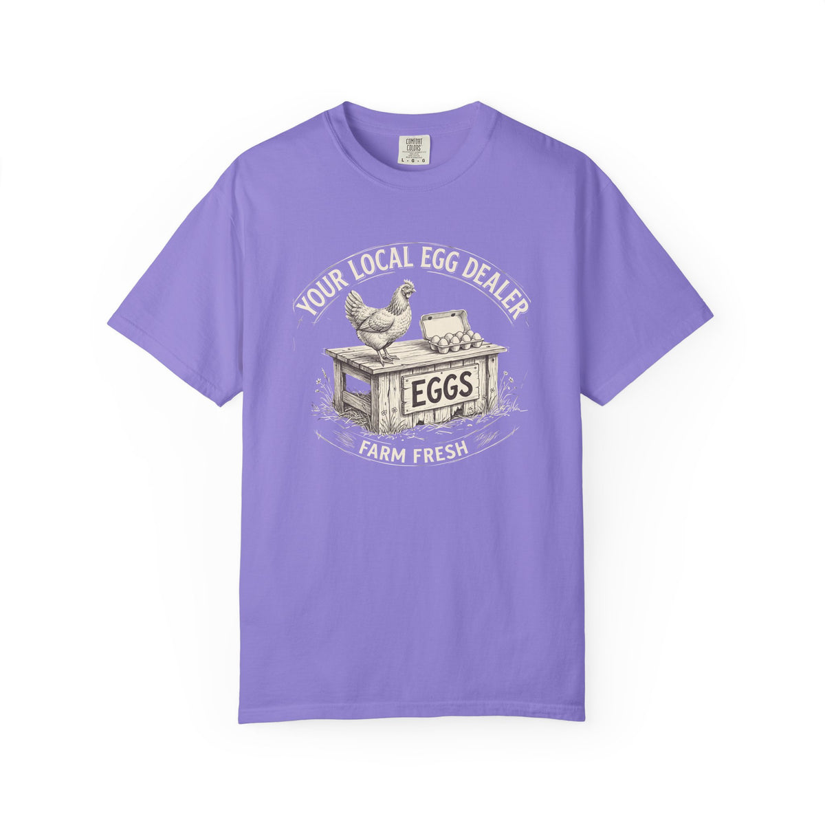 Egg Dealer T-Shirt — Your Local Farm Fresh Eggs Vintage Tee