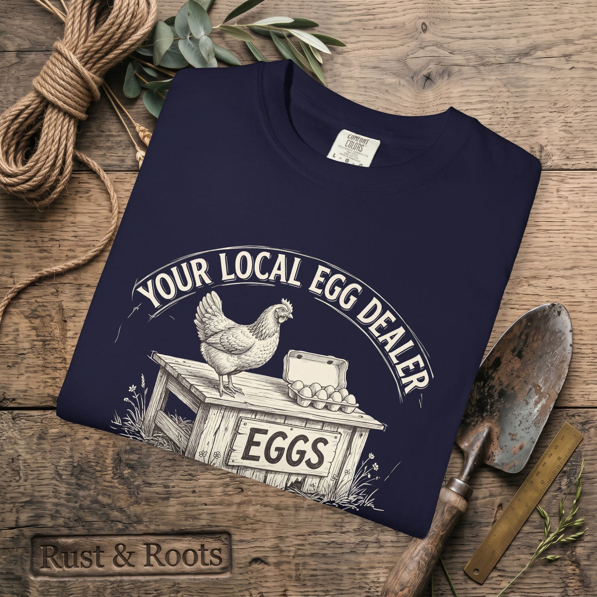 Egg Dealer T-Shirt — Your Local Farm Fresh Eggs Vintage Tee
