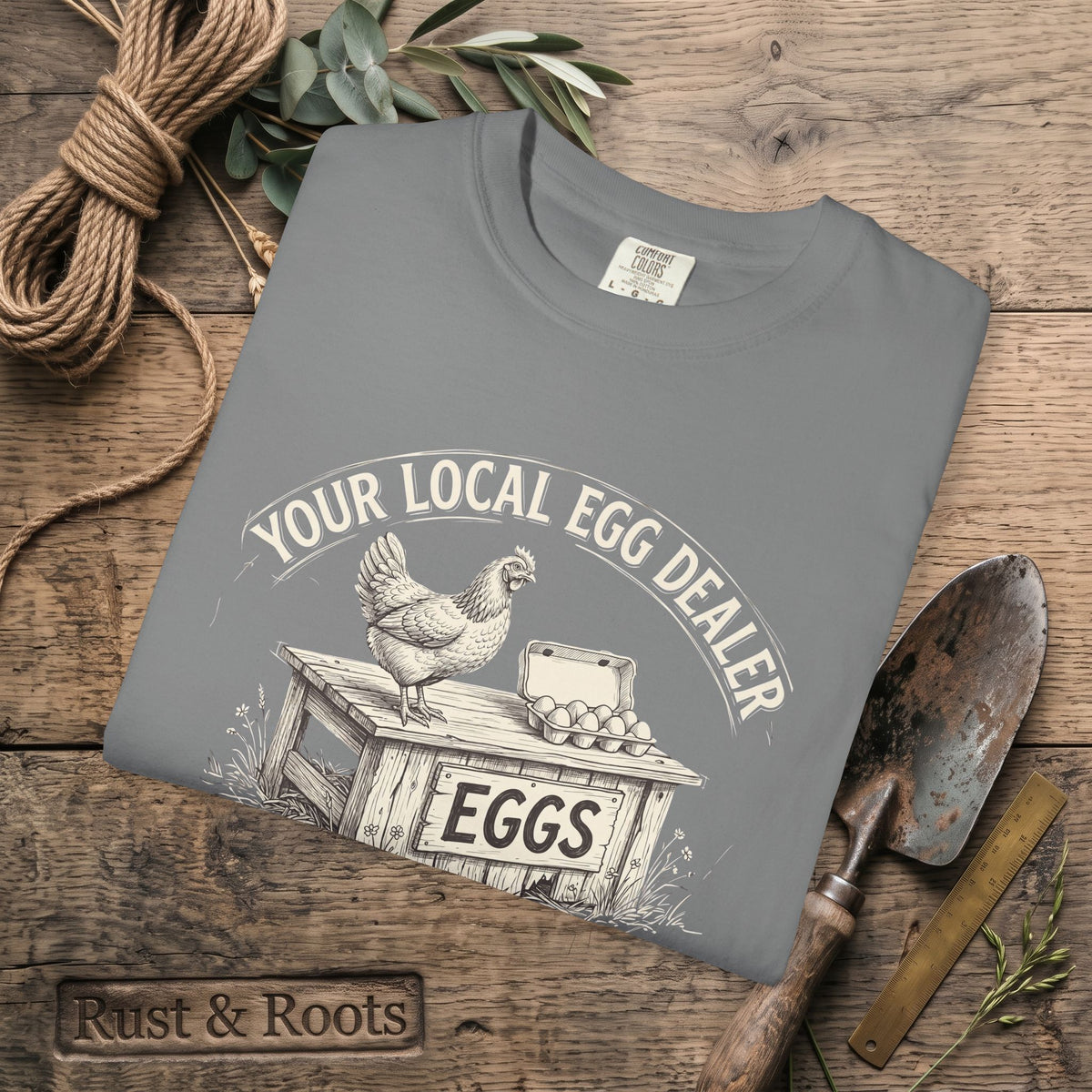 Egg Dealer T-Shirt — Your Local Farm Fresh Eggs Vintage Tee