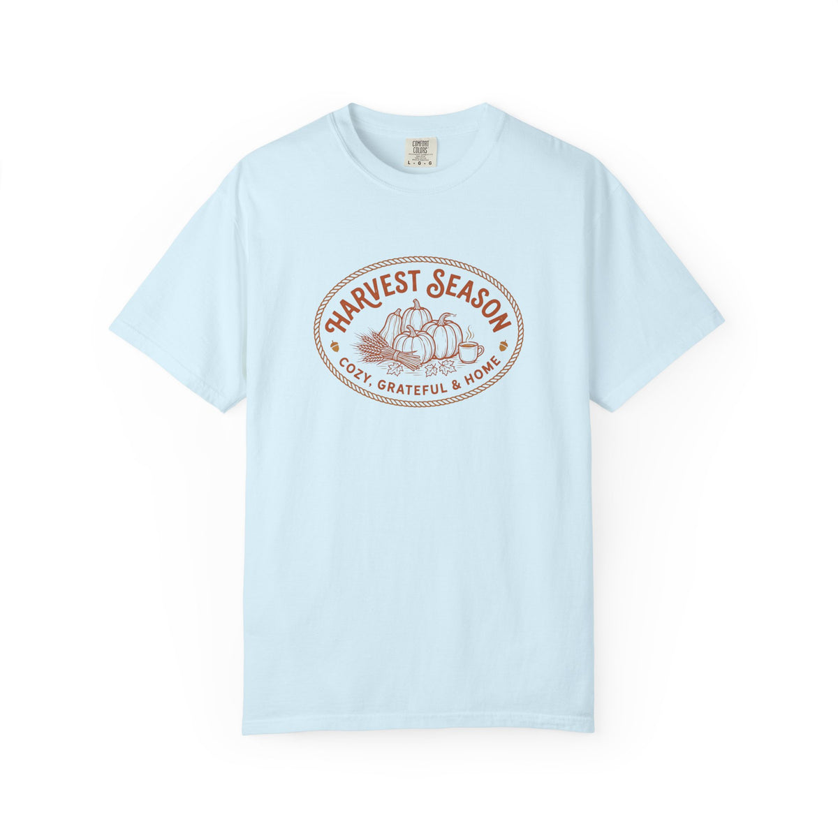 Harvest Season T-Shirt — Cozy Grateful & Home Pumpkin Tee