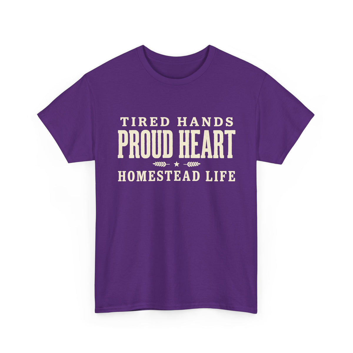 Proud Heart Tee — "Tired Hands, Proud Heart" Vintage Workwear T-Shirt