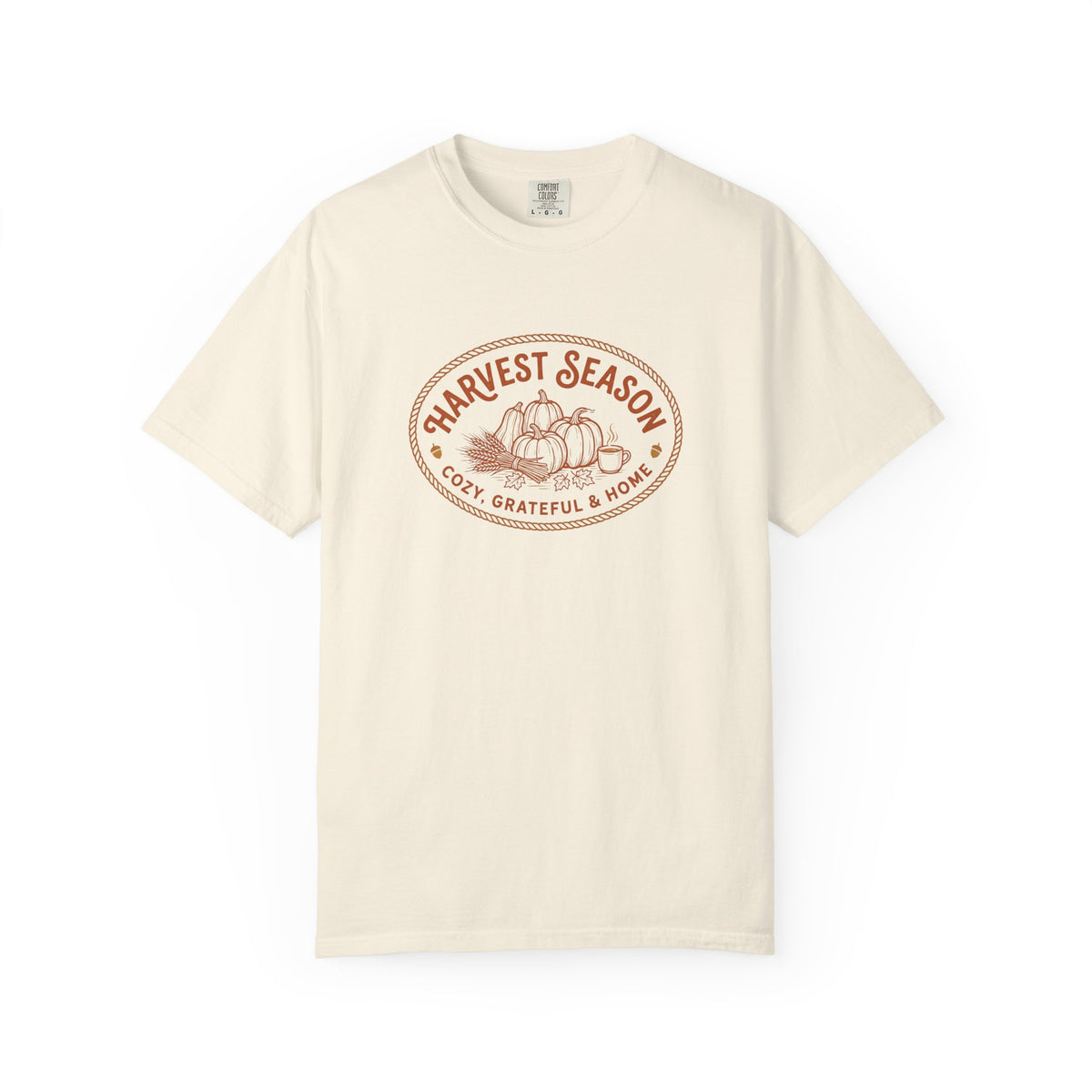 Harvest Season T-Shirt — Cozy Grateful & Home Pumpkin Tee