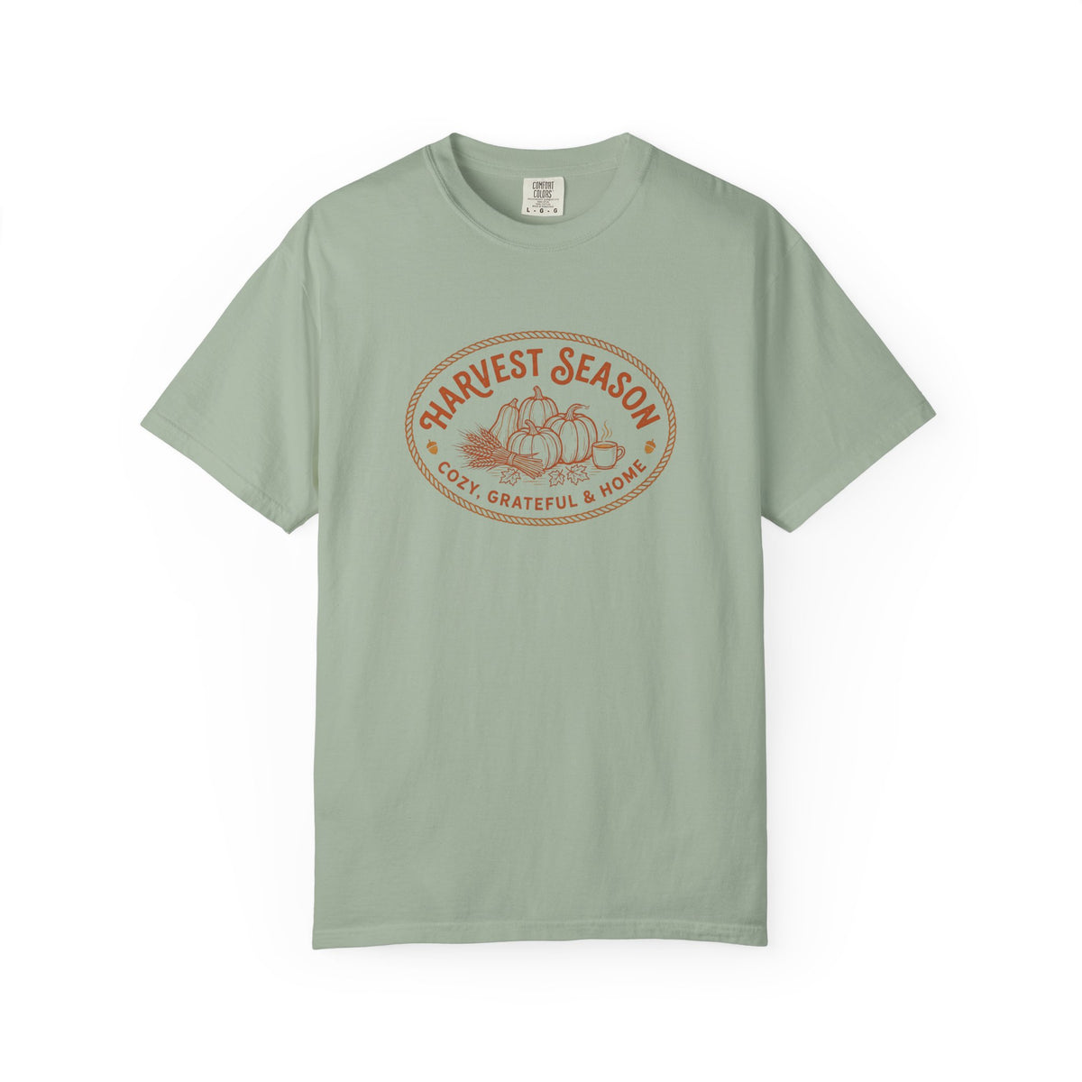Harvest Season T-Shirt — Cozy Grateful & Home Pumpkin Tee