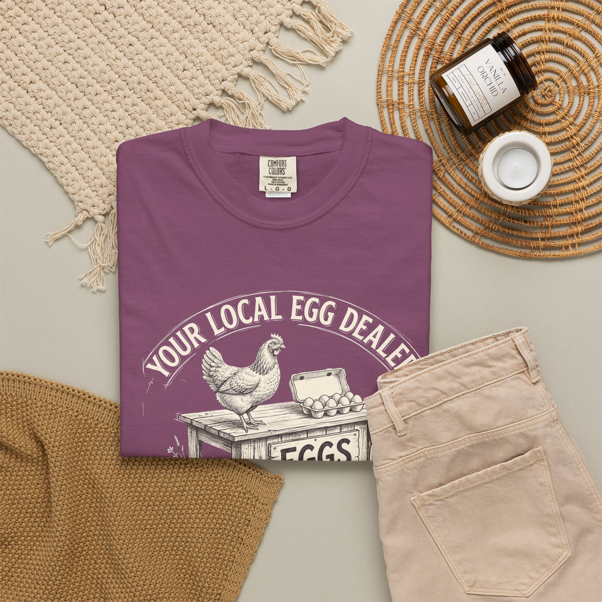 Egg Dealer T-Shirt — Your Local Farm Fresh Eggs Vintage Tee