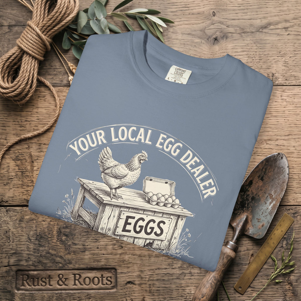 Egg Dealer T-Shirt — Your Local Farm Fresh Eggs Vintage Tee