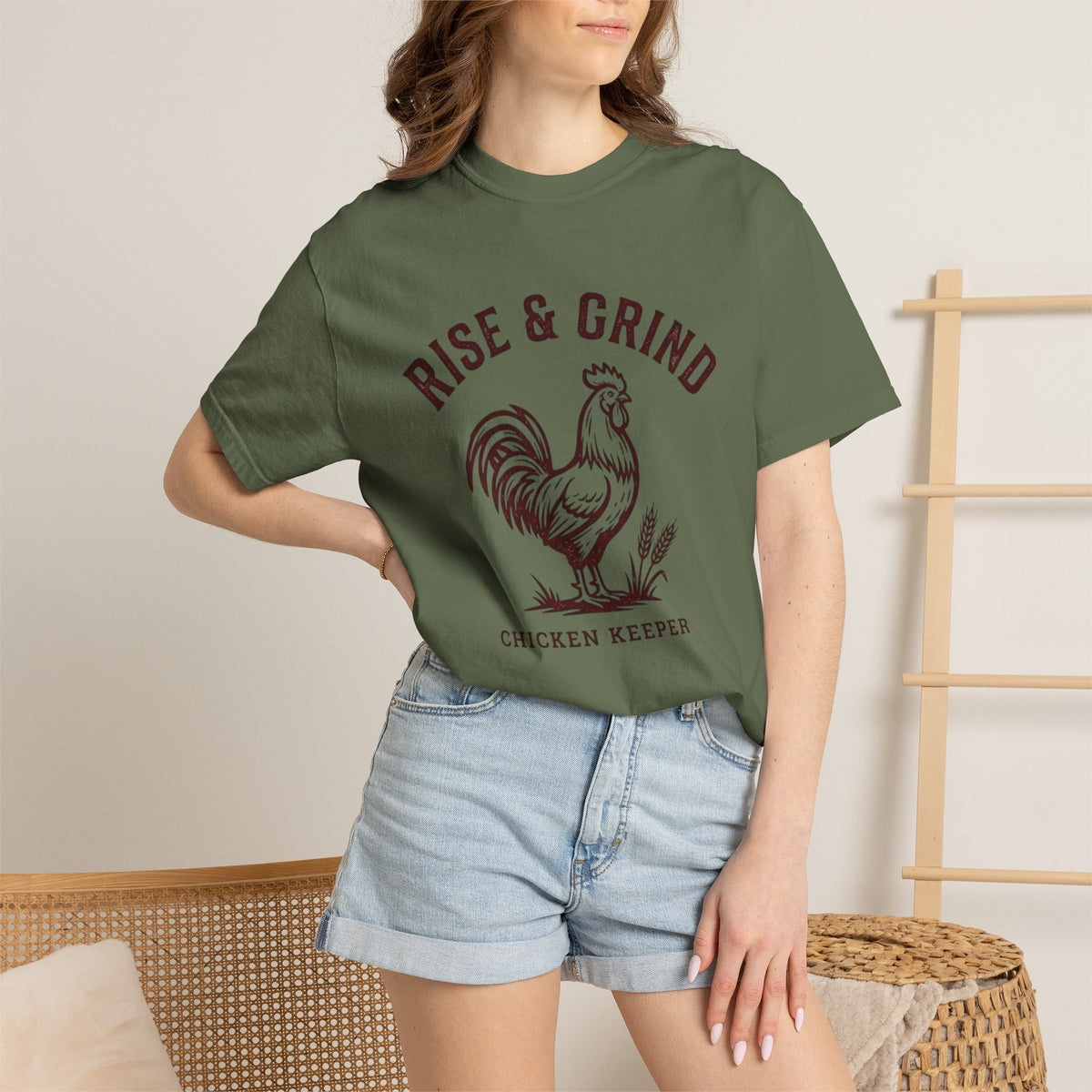 Rise & Grind Chicken Keeper T-Shirt