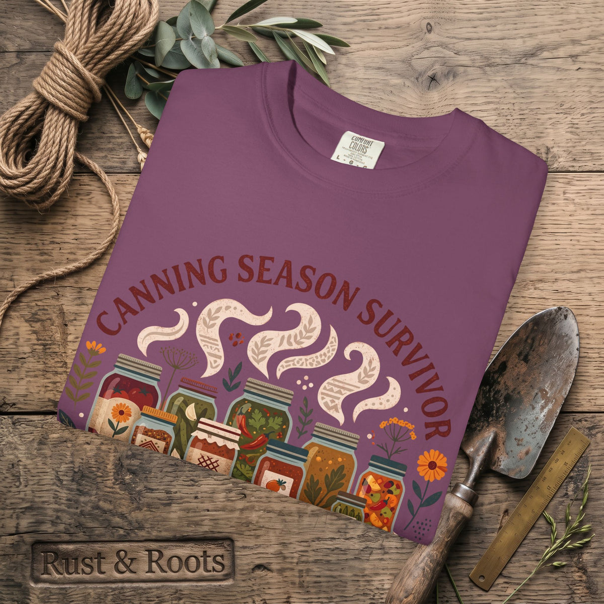 Canning Season Survivor T-Shirt – Ask Me About My Tomatoes