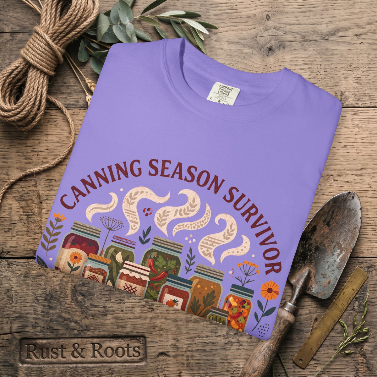 Canning Season Survivor T-Shirt – Ask Me About My Tomatoes