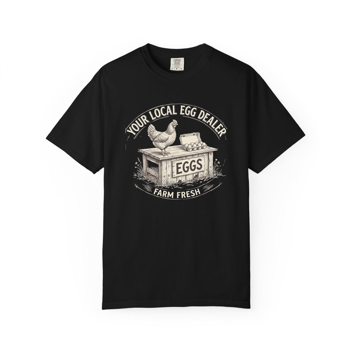 Egg Dealer T-Shirt — Your Local Farm Fresh Eggs Vintage Tee