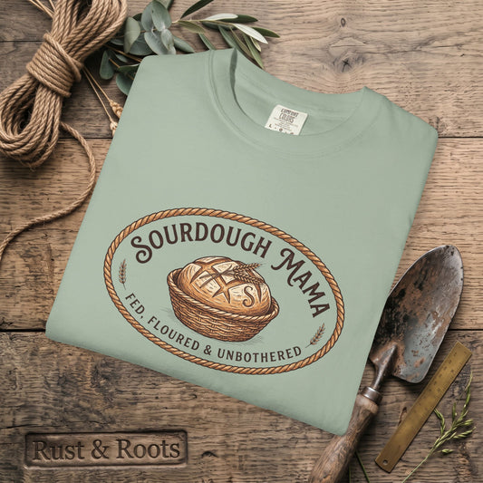 Sourdough Mama T-Shirt — Artisan Bread Baking Tee