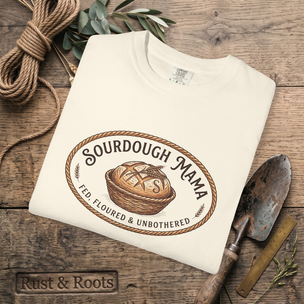 Sourdough Mama T-Shirt — Artisan Bread Baking Tee