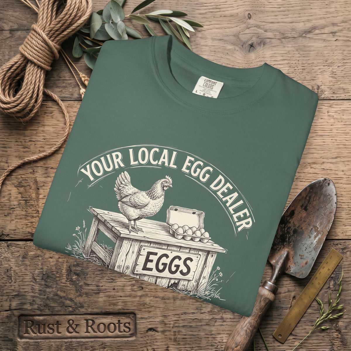 Egg Dealer T-Shirt — Your Local Farm Fresh Eggs Vintage Tee