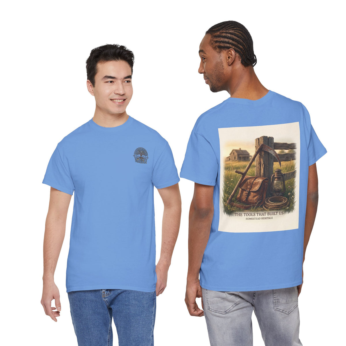 Farm Tools Graphic Tee — "The Tools That Built Us" Vintage Rural Shirt