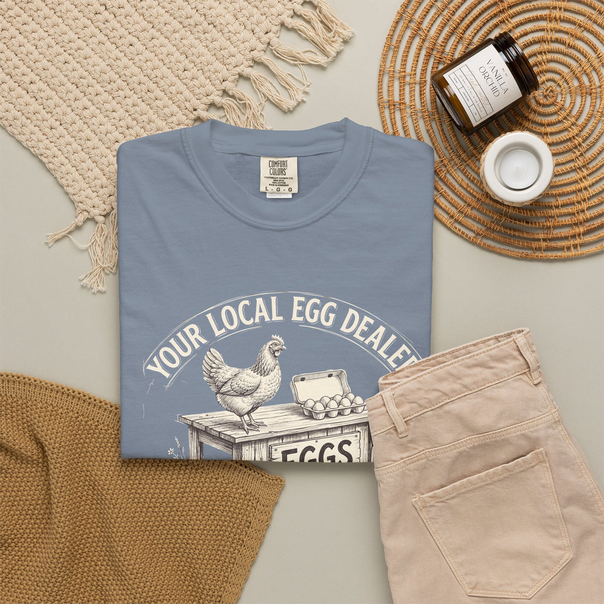 Egg Dealer T-Shirt — Your Local Farm Fresh Eggs Vintage Tee