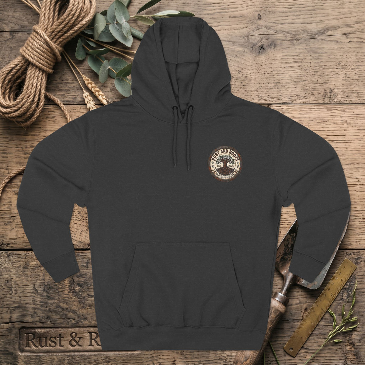 Homestead or Bust Hoodie - Survival & Endurance Fleece Pullover