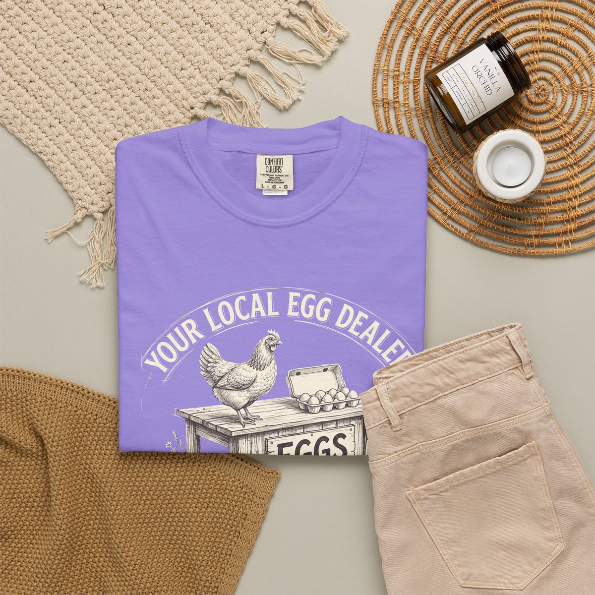 Egg Dealer T-Shirt — Your Local Farm Fresh Eggs Vintage Tee