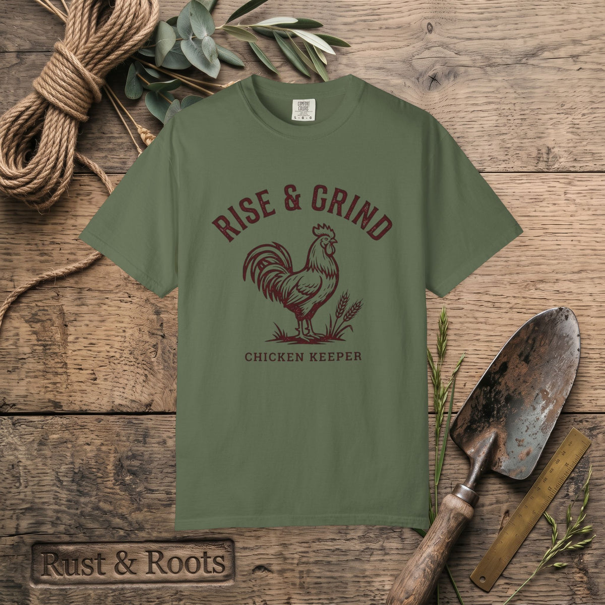 Rise & Grind Chicken Keeper T-Shirt