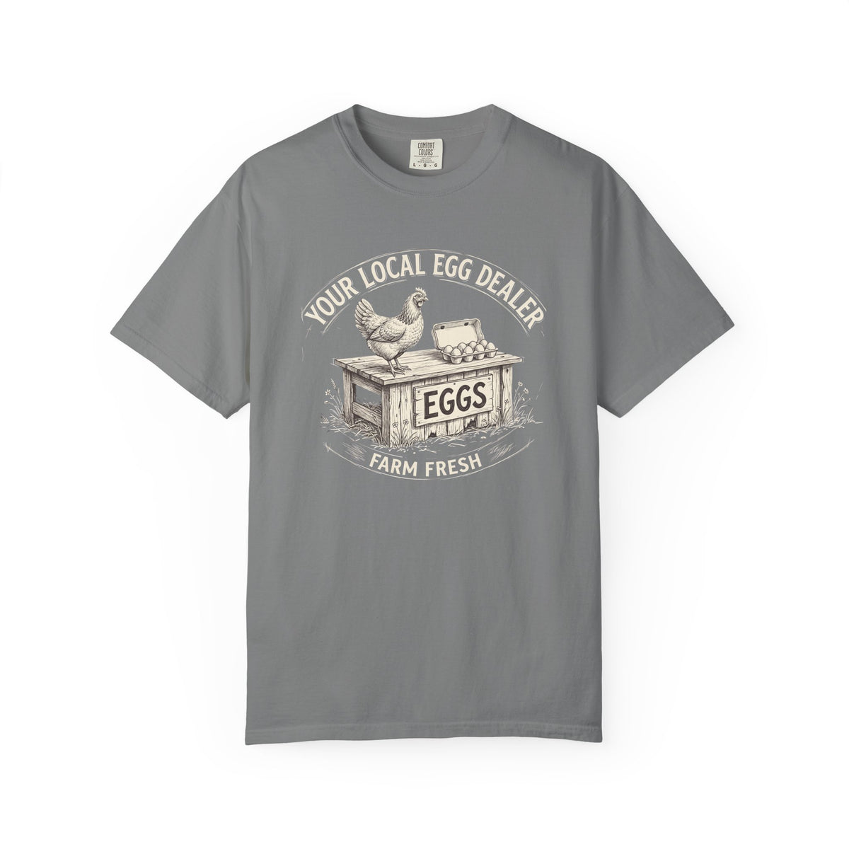 Egg Dealer T-Shirt — Your Local Farm Fresh Eggs Vintage Tee