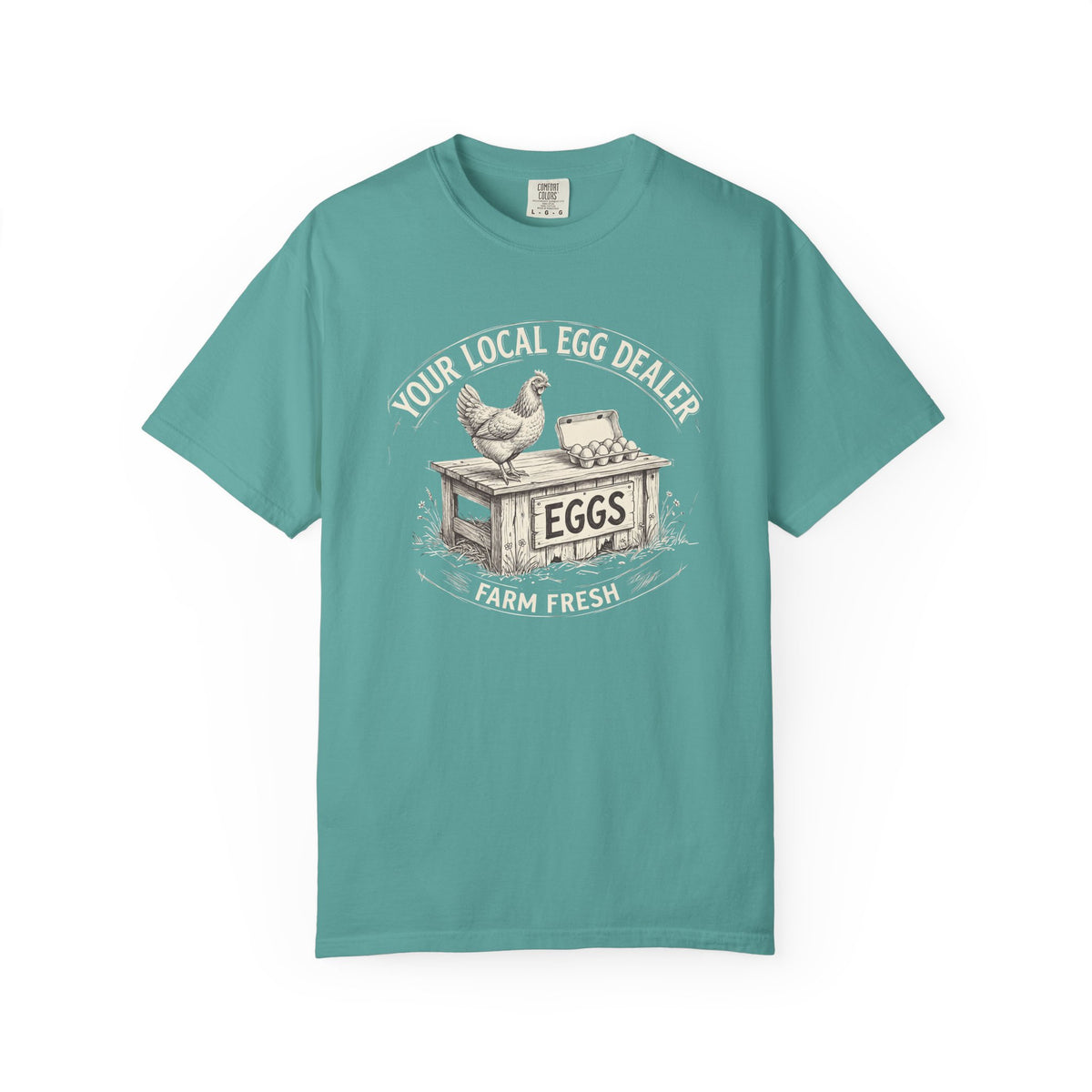 Egg Dealer T-Shirt — Your Local Farm Fresh Eggs Vintage Tee