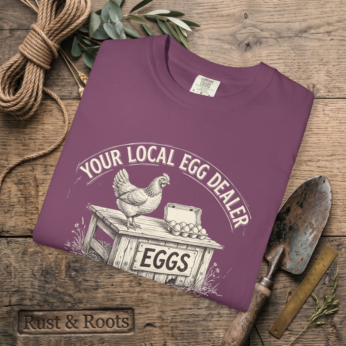 Egg Dealer T-Shirt — Your Local Farm Fresh Eggs Vintage Tee