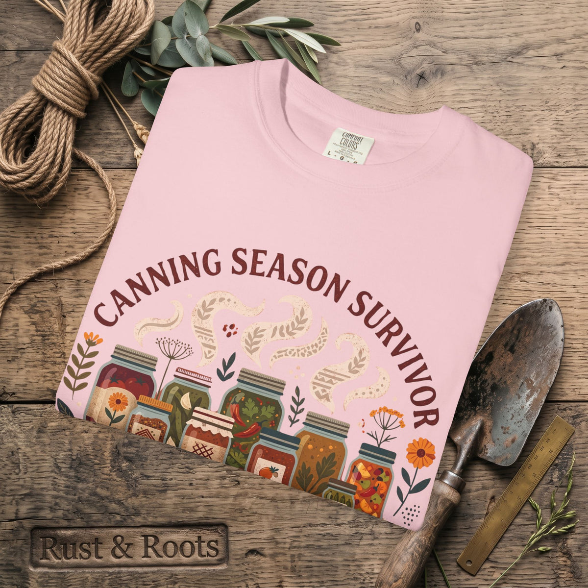 Canning Season Survivor T-Shirt – Ask Me About My Tomatoes