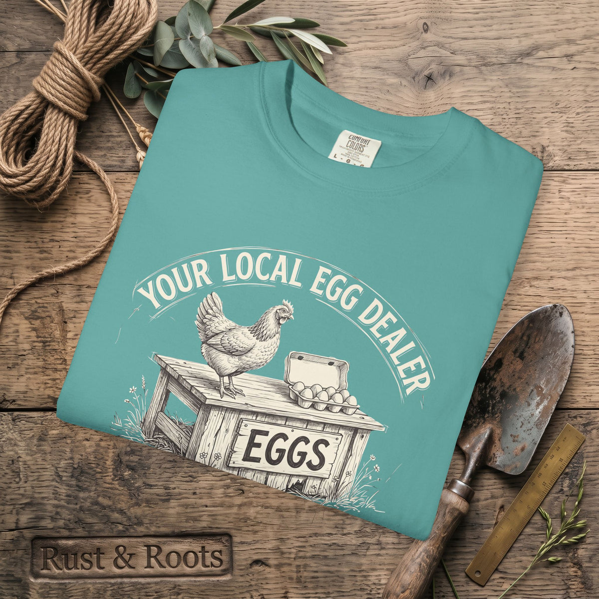 Egg Dealer T-Shirt — Your Local Farm Fresh Eggs Vintage Tee