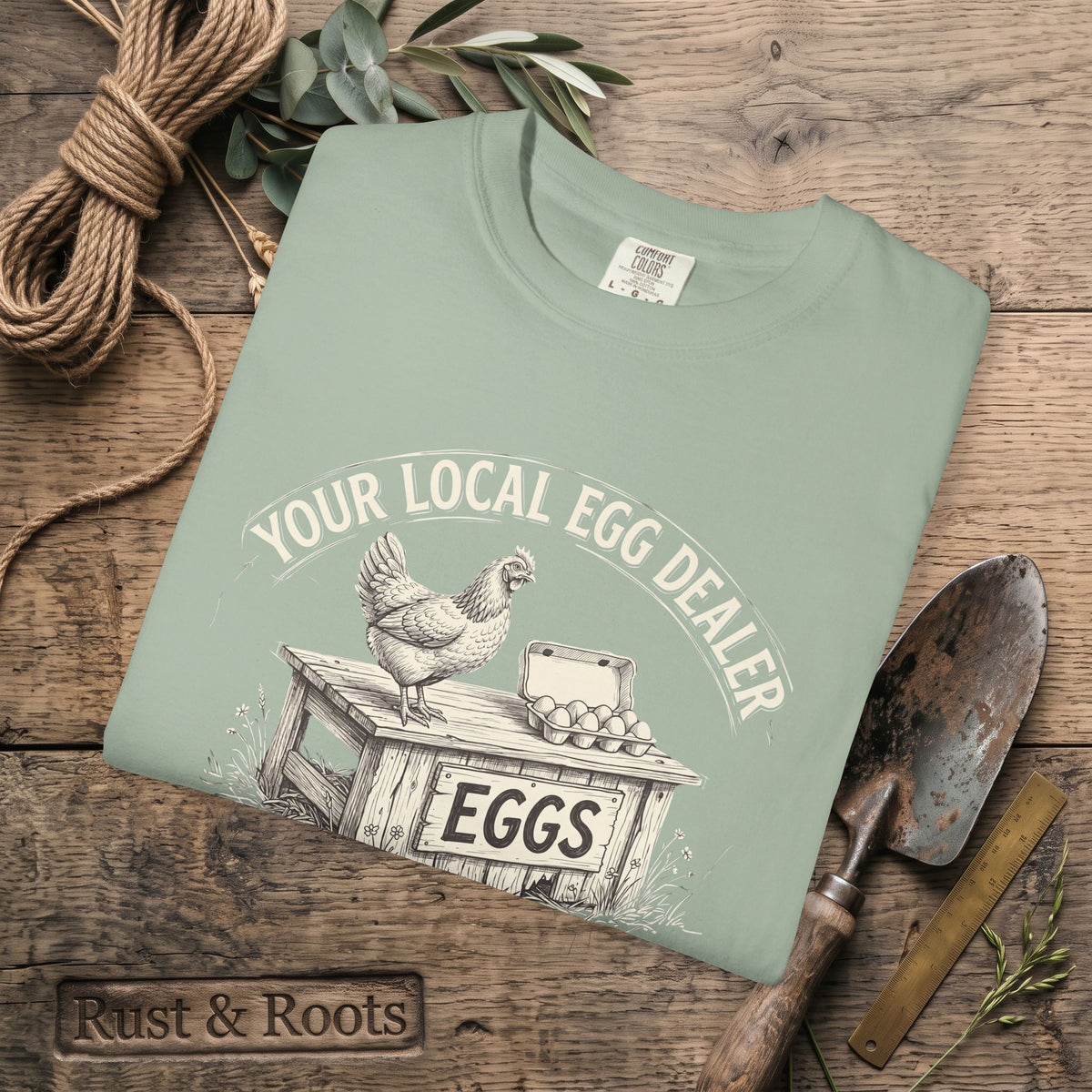 Egg Dealer T-Shirt — Your Local Farm Fresh Eggs Vintage Tee