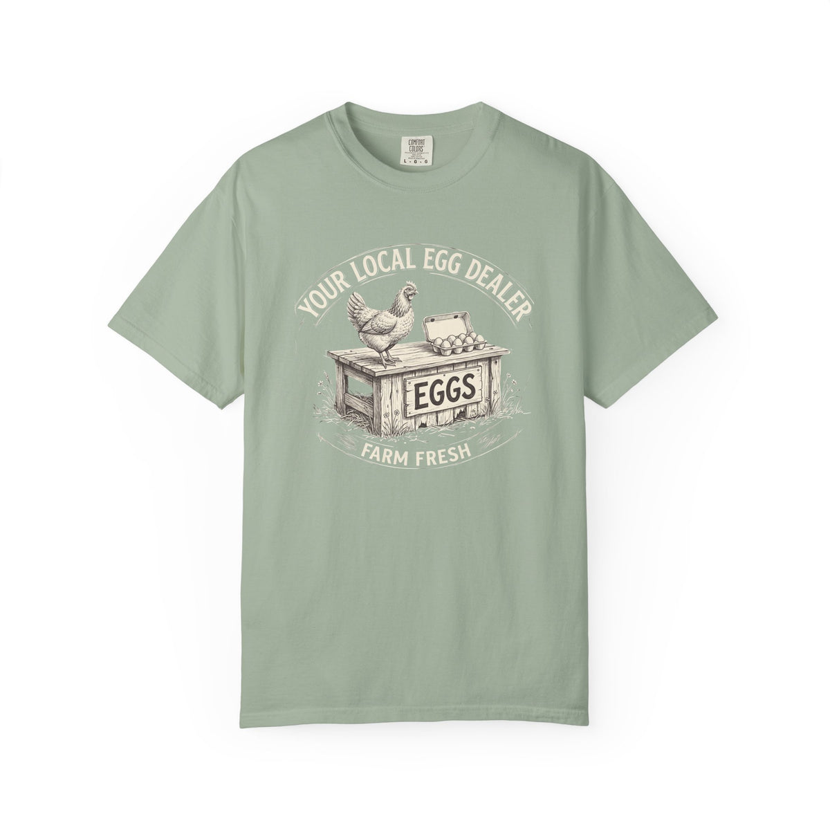 Egg Dealer T-Shirt — Your Local Farm Fresh Eggs Vintage Tee
