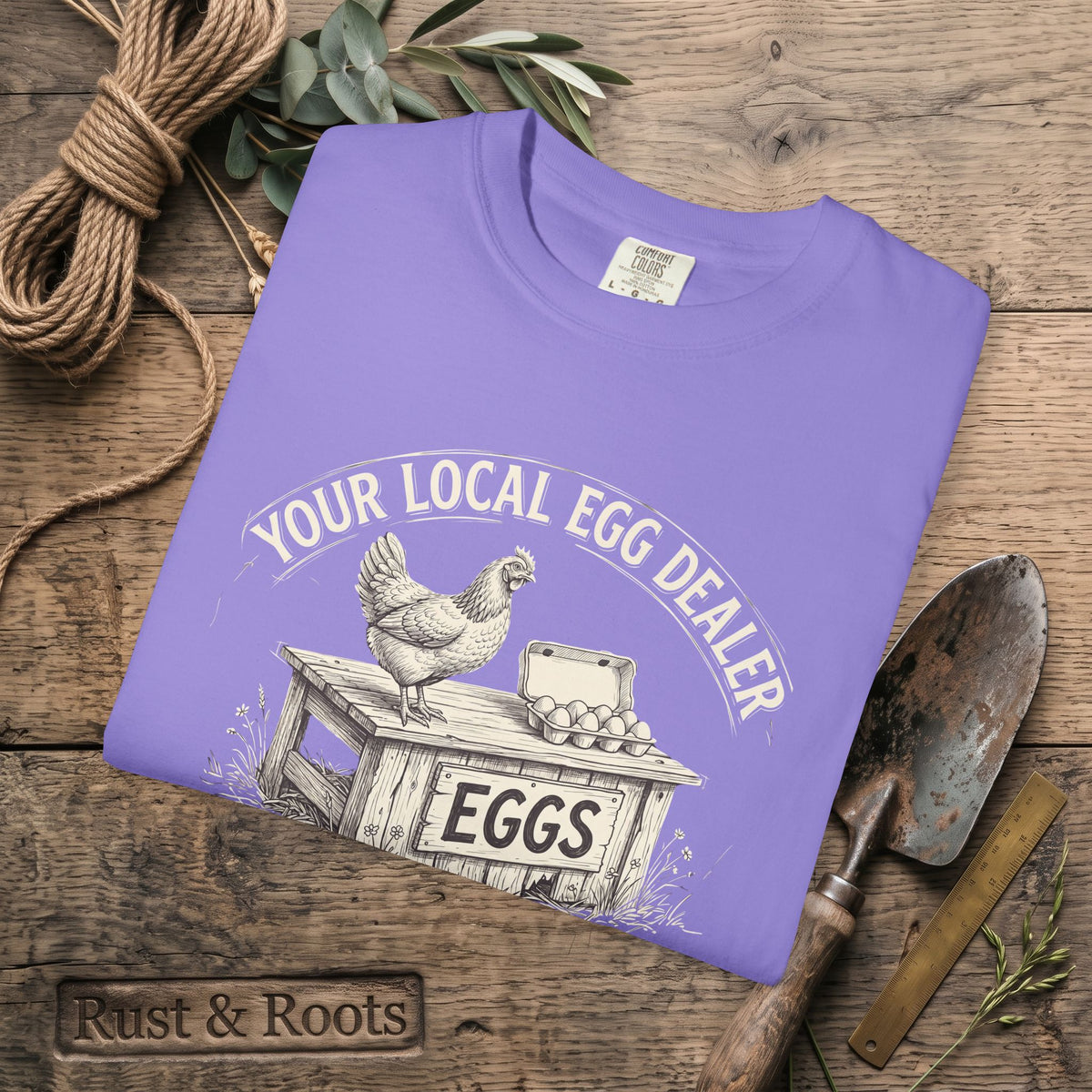 Egg Dealer T-Shirt — Your Local Farm Fresh Eggs Vintage Tee