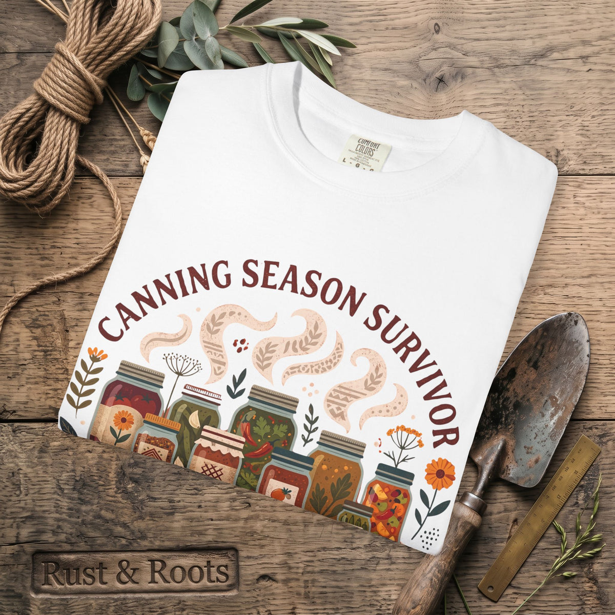 Canning Season Survivor T-Shirt – Ask Me About My Tomatoes