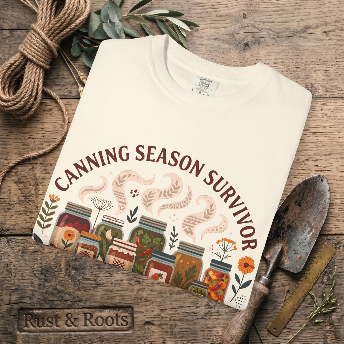 Canning Season Survivor T-Shirt – Ask Me About My Tomatoes