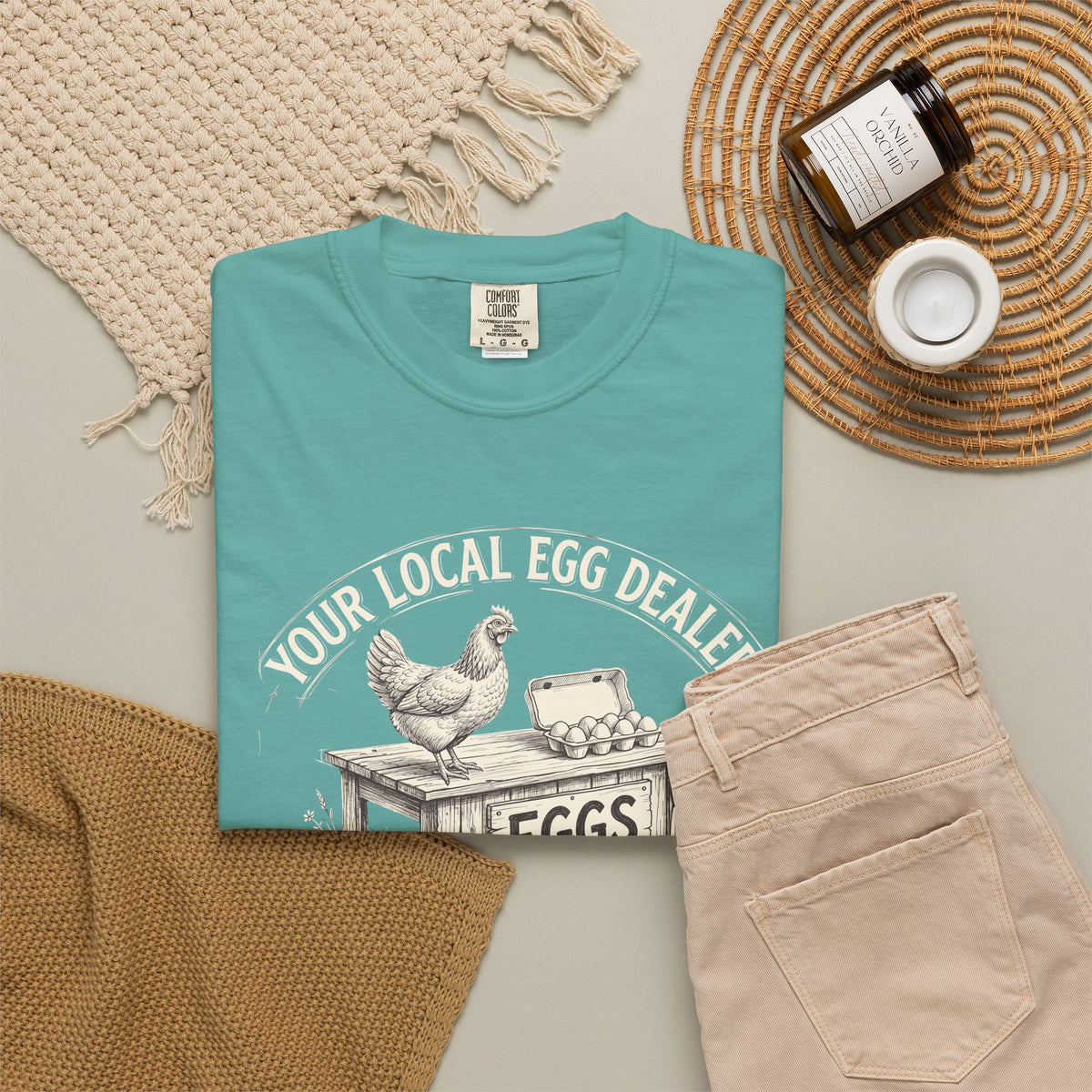 Egg Dealer T-Shirt — Your Local Farm Fresh Eggs Vintage Tee