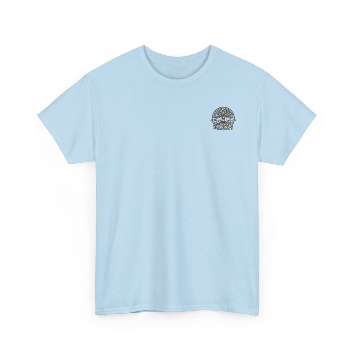 Farm Tools Graphic Tee — "The Tools That Built Us" Vintage Rural Shirt
